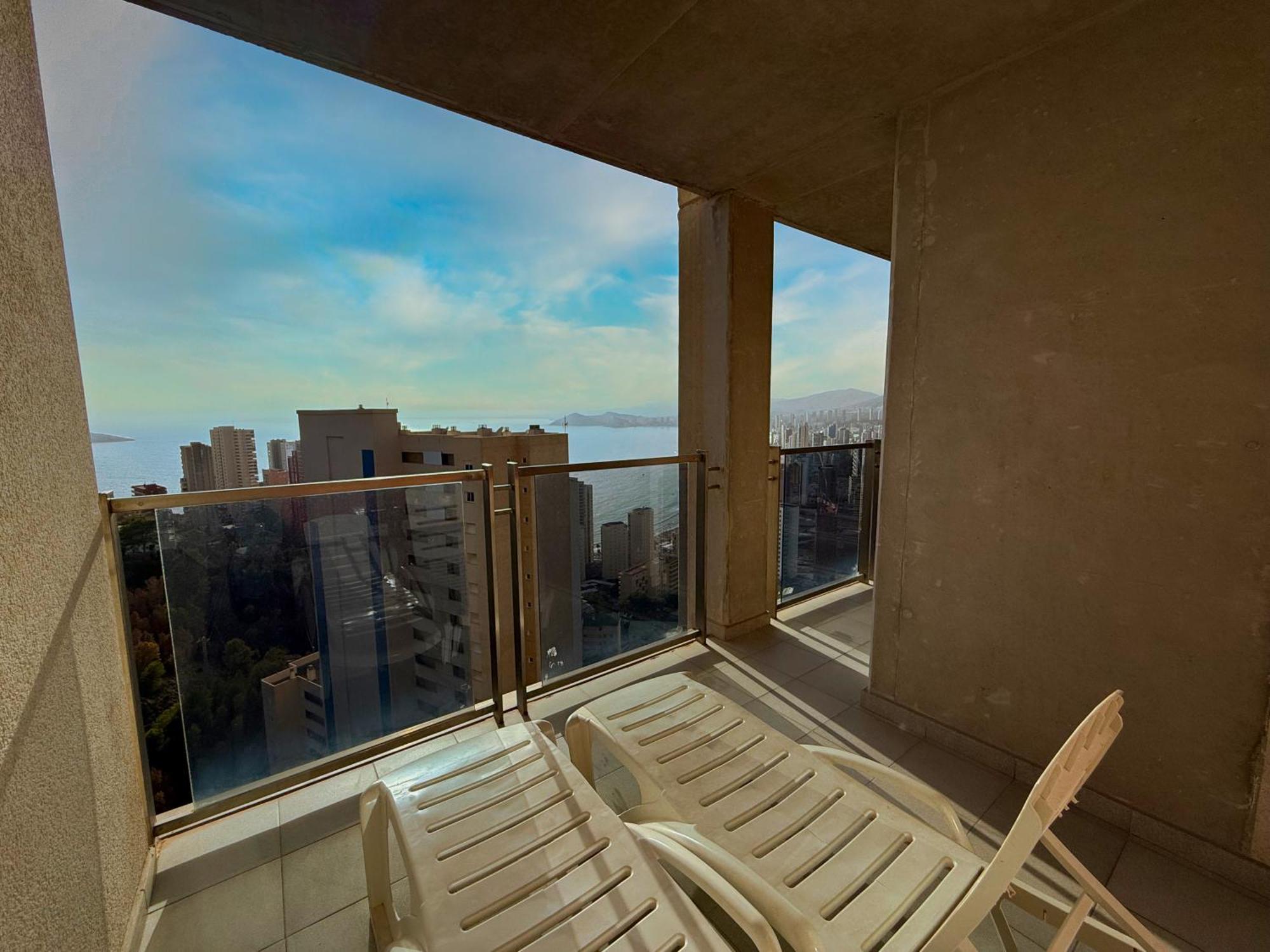 Beautiful Apartment Near Beach With Panoramic Sea-View Бенідорм Екстер'єр фото